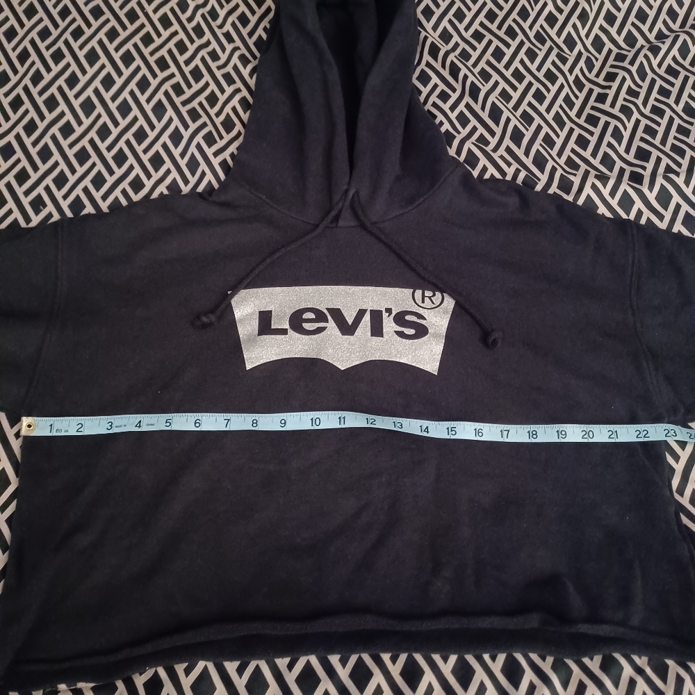 Levi's Sparkle Cropped Hoodie • Size M - Picture 3 of 6